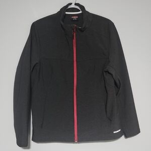 Womens Karbon  Blackgrey Jacket with Pink  Accents